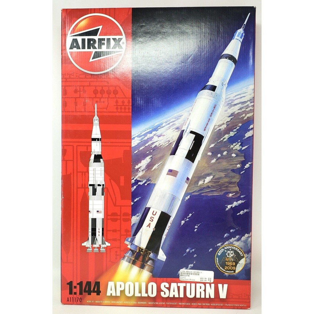 Airfix Saturn V Skylab 1:144 Model  Kit A11150 (Sealed Inside Opened Box)